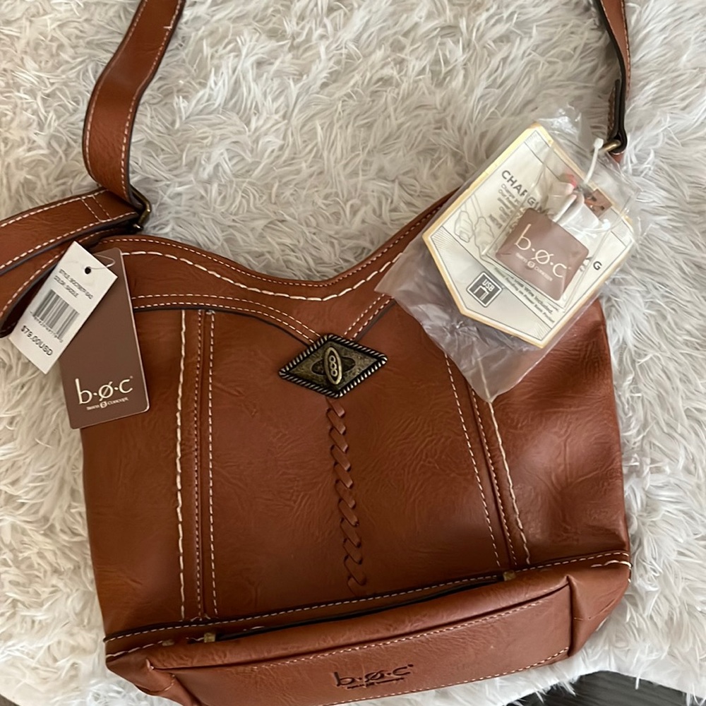 🆕BOC RECHARGEABLE HANDBAG Dark caramel color. Such a fun bag